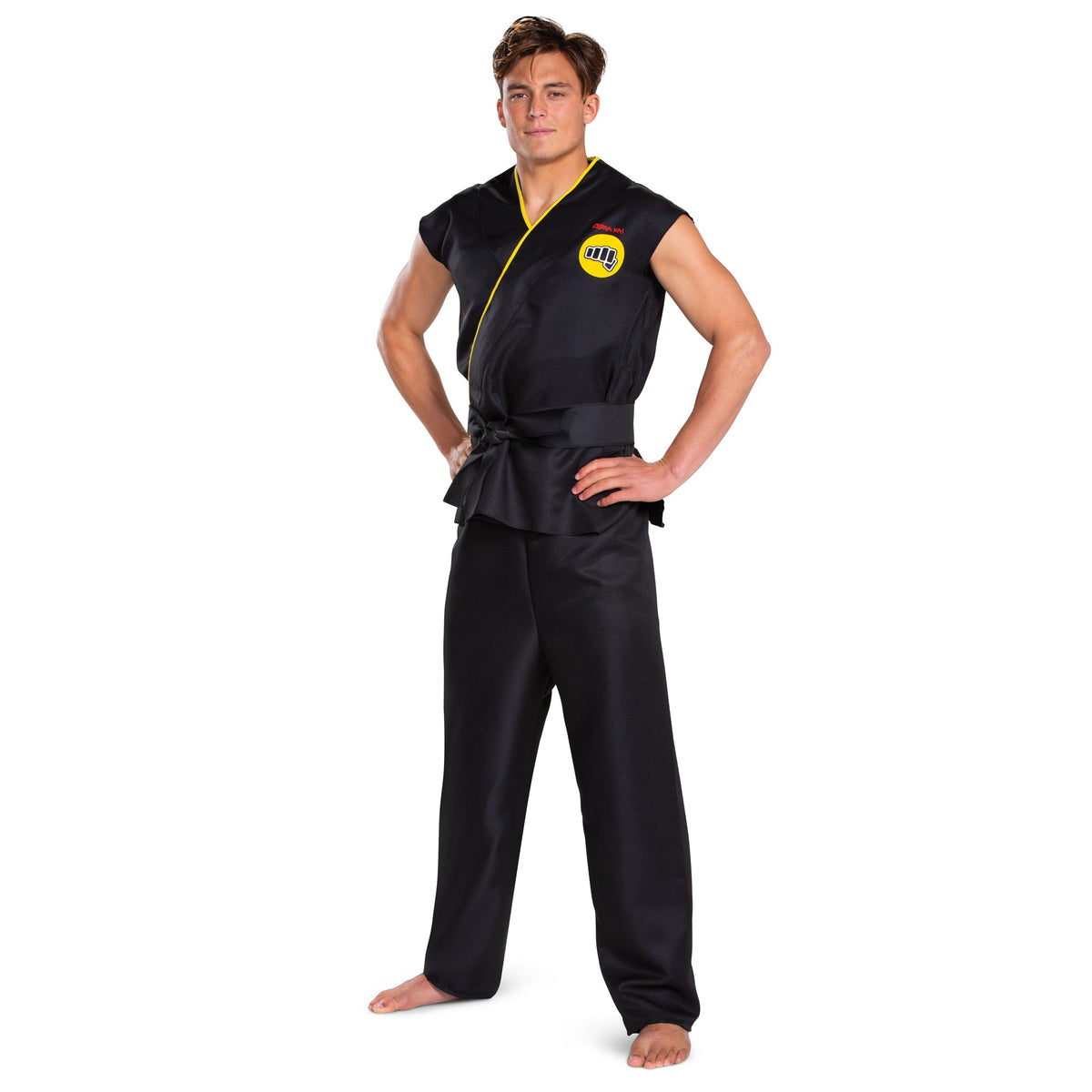 DISGUISE (TOY-SPORT) Costumes Cobra Kai Classic Costume for Adults, Top, Pants and Belt