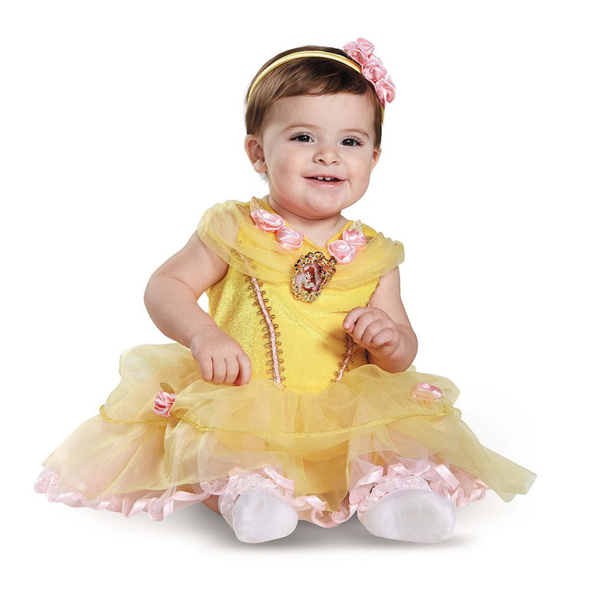 DISGUISE (TOY-SPORT) Costumes Disney Beauty and the Beast Belle Costume for Babies, Yellow Dress