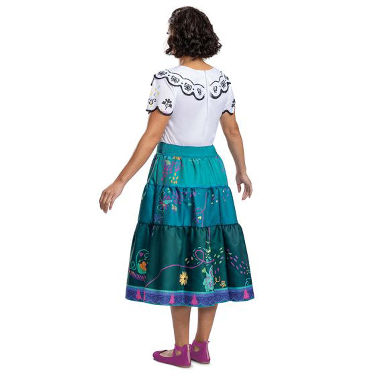 Robe Mirabel Encanto Pour Fille - Déguisement Avec Accessoires, Fête Et Halloween
