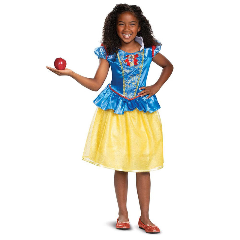 DISGUISE (TOY-SPORT) Costumes Disney Snow White Classic Dress Costume for Kids, Blue and Yellow Dress