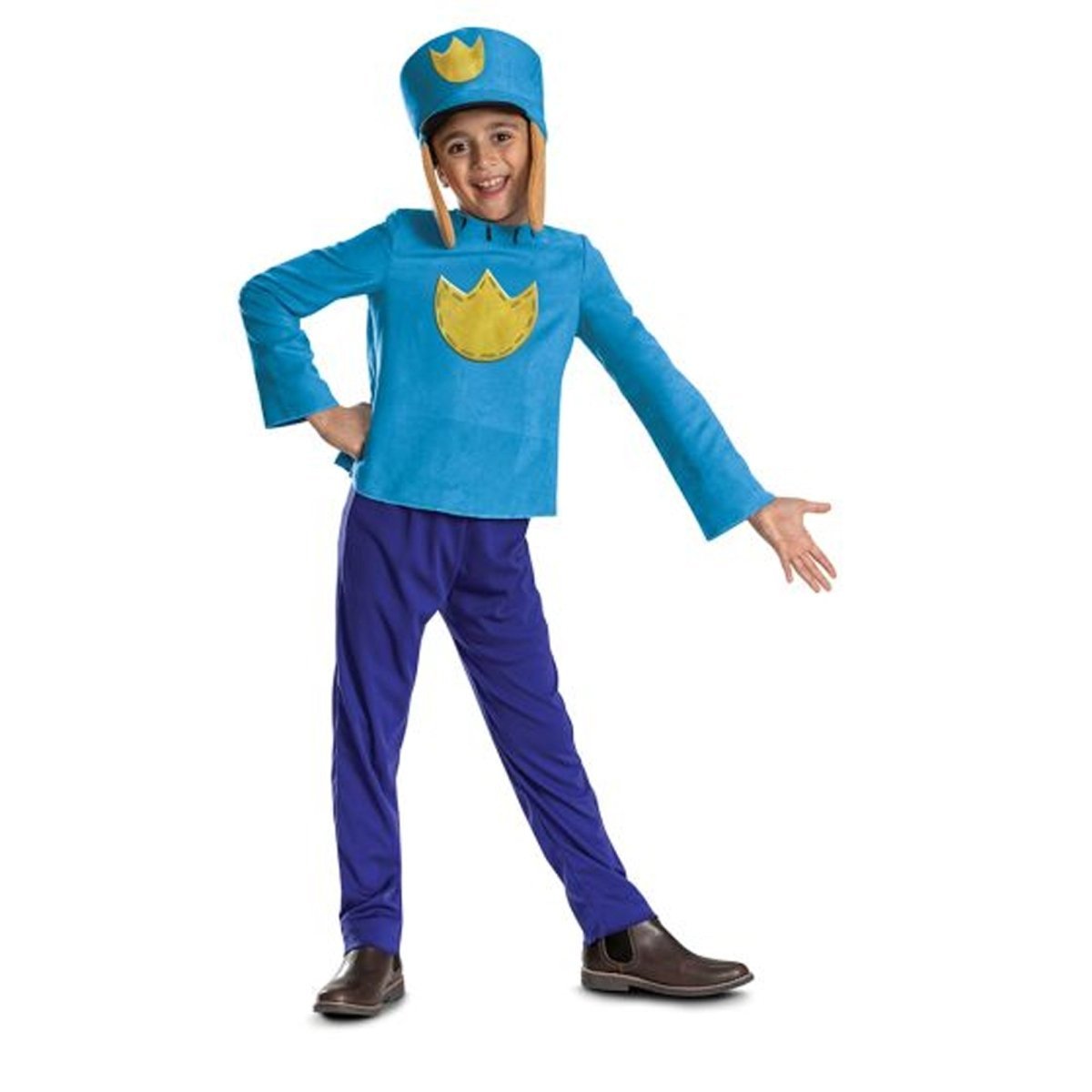 DISGUISE (TOY-SPORT) Costumes Dog Man Classic Costume for Kids, Blue Jumpsuit and Headpiece