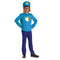 DISGUISE (TOY-SPORT) Costumes Dog Man Deluxe Costume for Kids, Blue Jumpsuit and Headpiece
