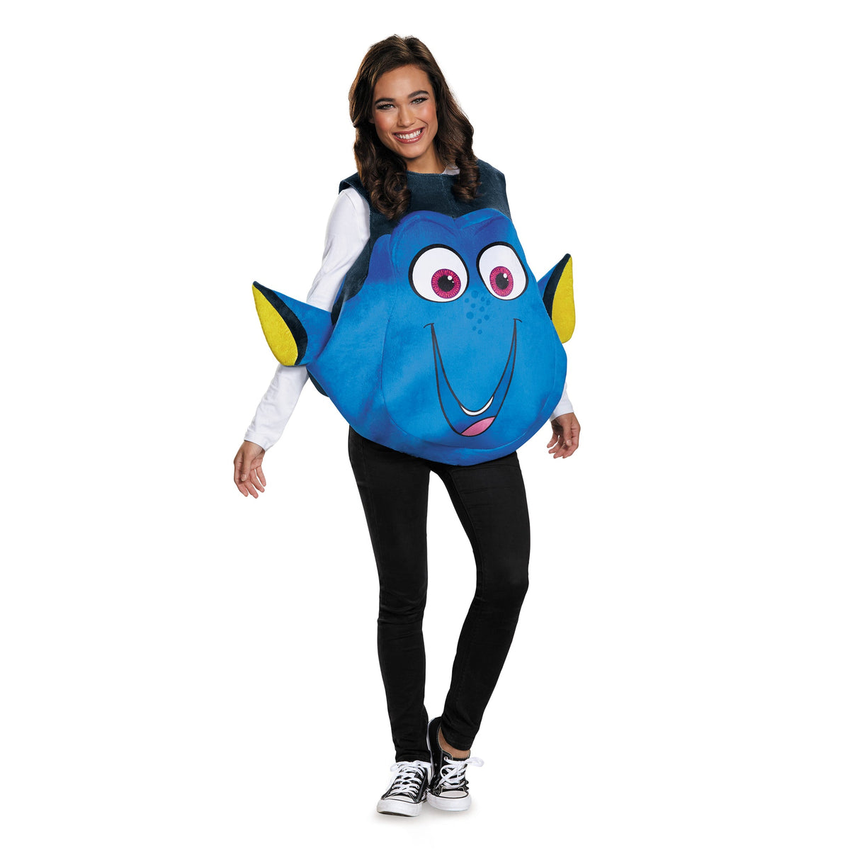 DISGUISE (TOY-SPORT) Costumes Dory Costume for Adults, Finding Dory, Tunic with Tail 039897100876