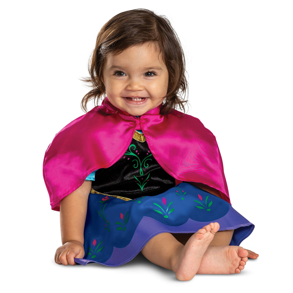 DISGUISE (TOY-SPORT) Costumes Frozen Anna Costume for Toddlers, Disney, Dress with Cape 192995263260