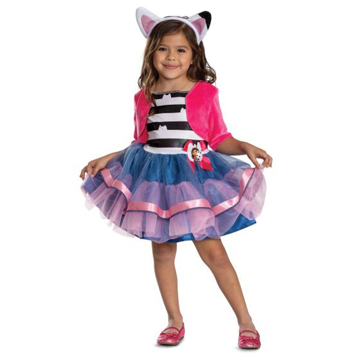 DISGUISE (TOY-SPORT) Costumes Gabby Tutu Dress Costume for Toddlers, Gabby's Dollhouse, Dress and Headband