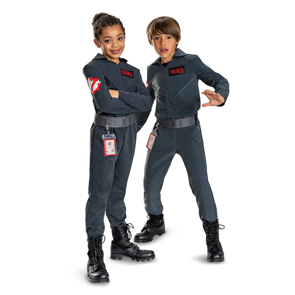 DISGUISE (TOY-SPORT) Costumes Ghostbusters: Frozen Empire Engineering Classic Costume for Kids, Black Jumpsuit