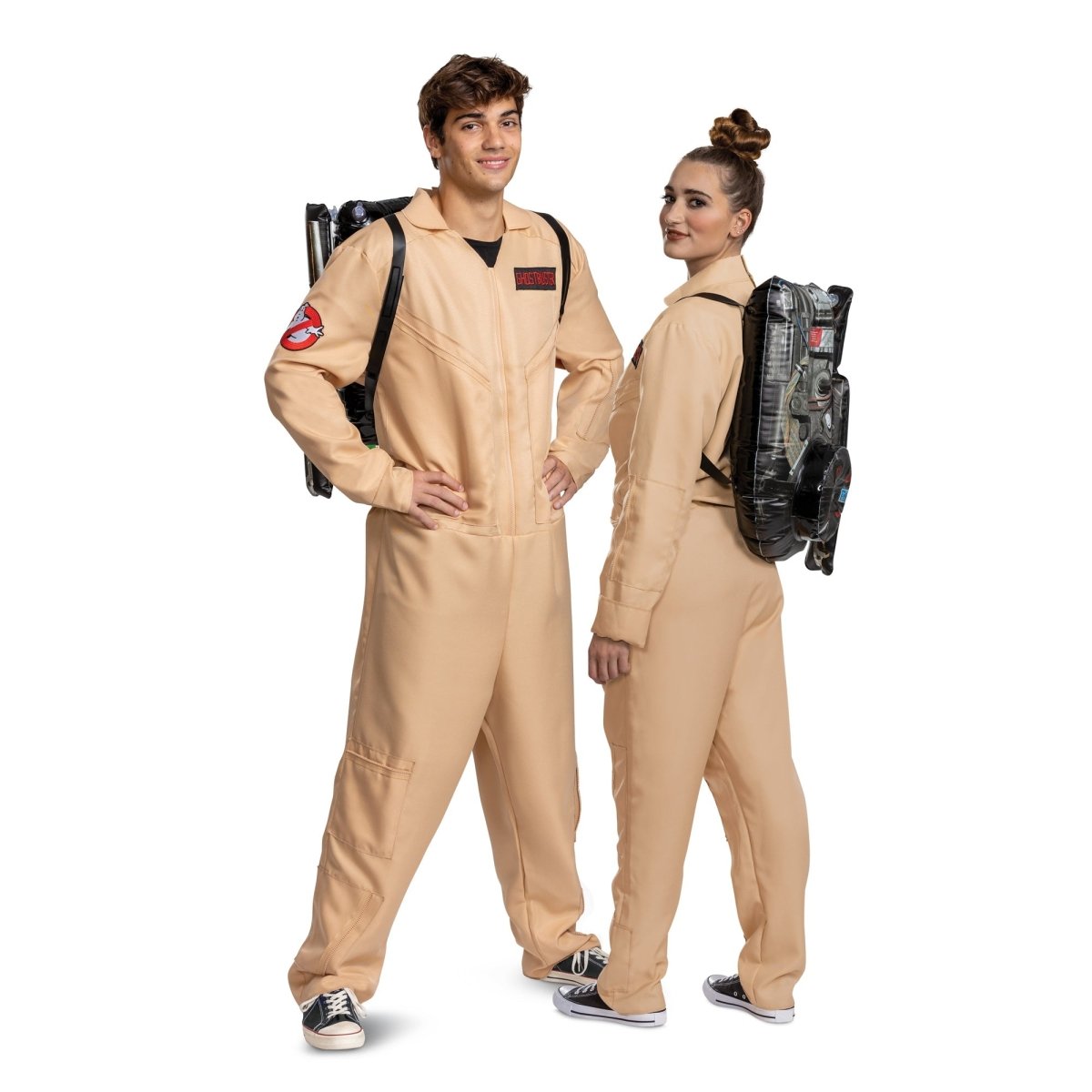 DISGUISE (TOY-SPORT) Costumes Ghostbusters Plus Size Deluxe Costume for Adults, Jumpsuit and Accessories 192995028937