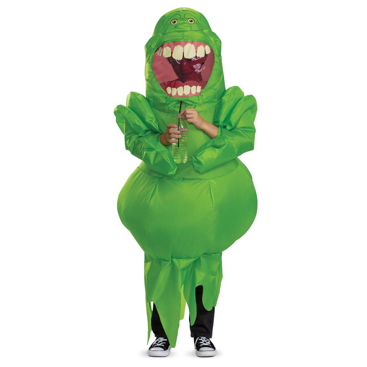 DISGUISE (TOY-SPORT) Costumes Ghostbusters Slimer Inflatable Costume for Kids 192995164277