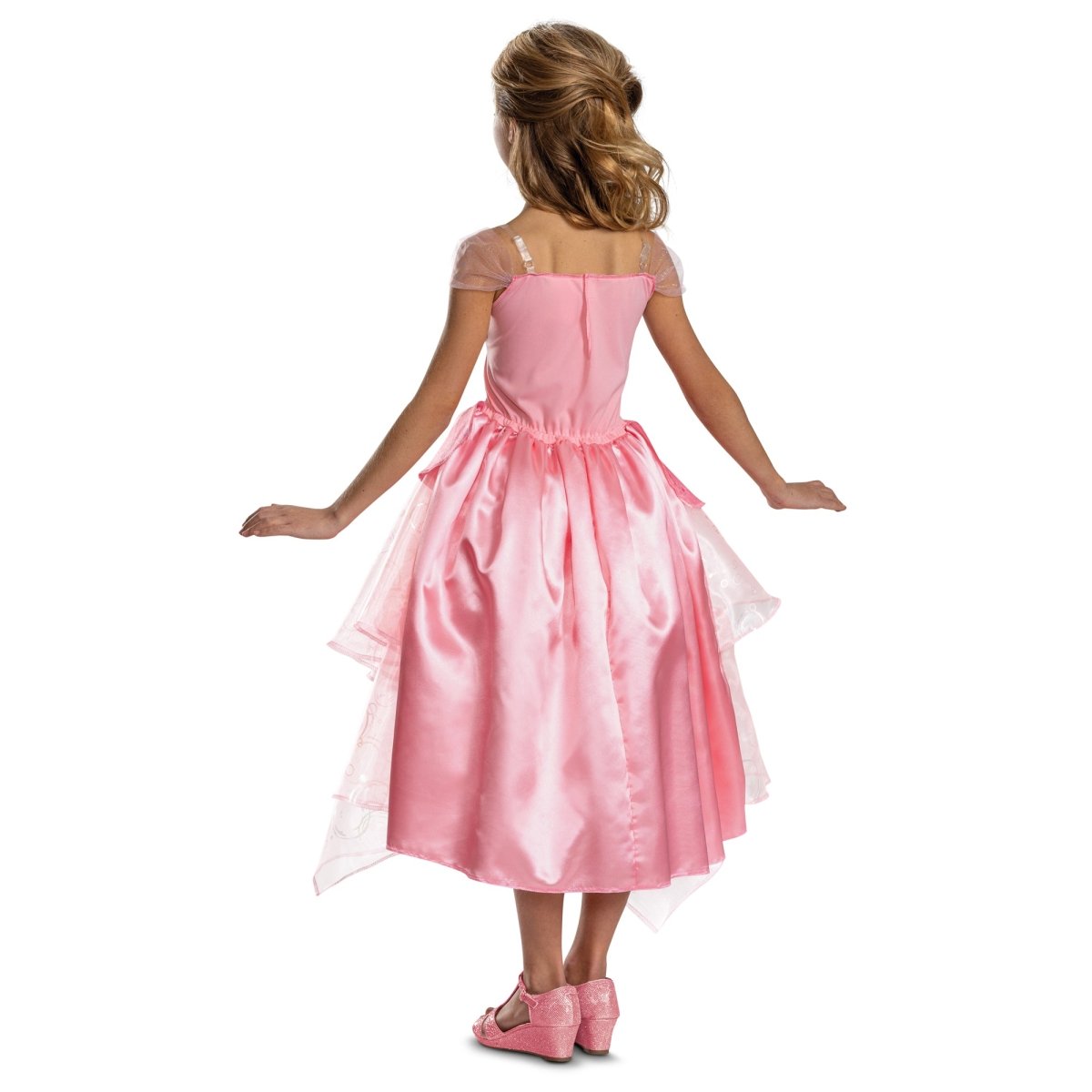 open lace back dress Glinda Pink Dress Classic Child Costume Medium (7-8)