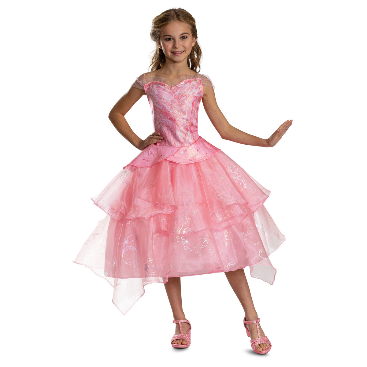 DISGUISE (TOY-SPORT) Costumes Glinda Classic Costume for Kids, Wicked, Pink Dress