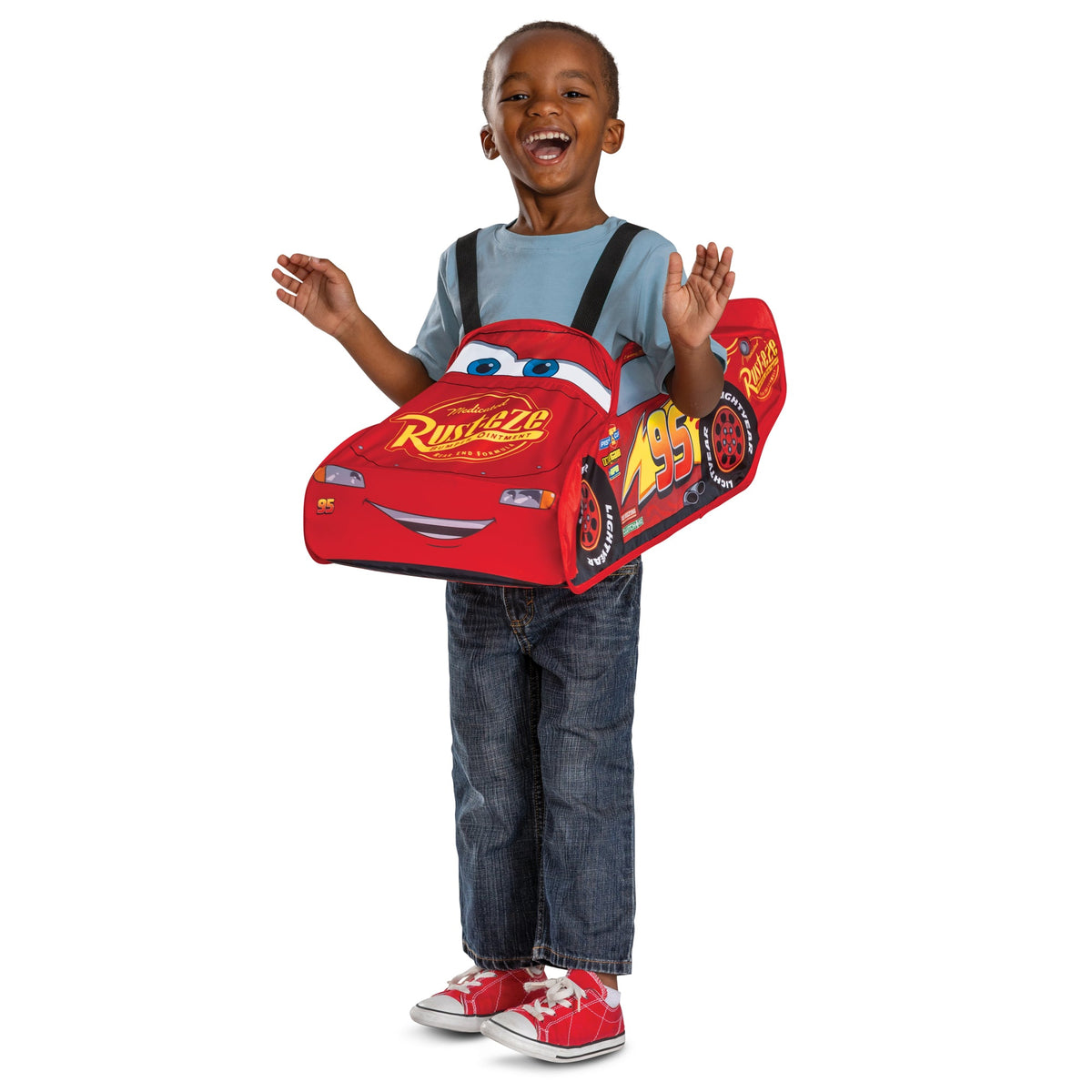 DISGUISE (TOY-SPORT) Costumes Lightning McQueen Pop Out Costume for Toddlers, Cars 192995262997
