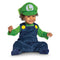 DISGUISE (TOY-SPORT) Costumes Luigi Posh Costume for Toddlers, Super Mario Bros, Jumpsuit and hat