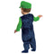 DISGUISE (TOY-SPORT) Costumes Luigi Posh Costume for Toddlers, Super Mario Bros, Jumpsuit and hat
