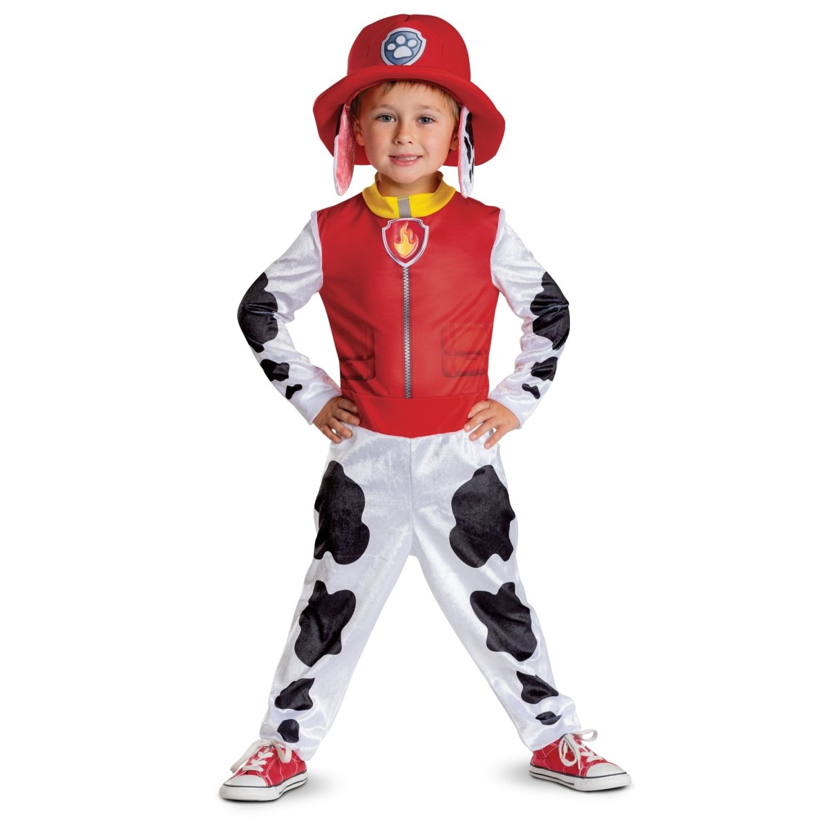 DISGUISE (TOY-SPORT) Costumes Marshall Classic Costume for Toddlers, Paw Patrol, Jumpsuit with Tail and Headpiece