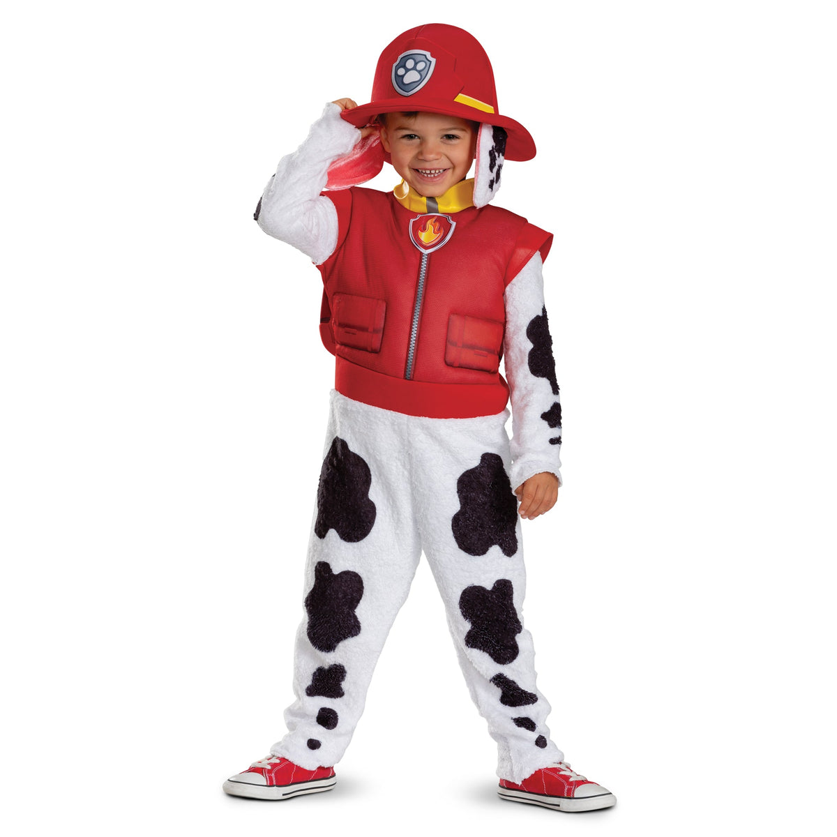 DISGUISE (TOY-SPORT) Costumes Marshall Deluxe Costume for Toddlers, Paw Patrol, Jumpsuit with Tail and Headpiece