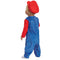 DISGUISE (TOY-SPORT) Costumes Nintendo Super Mario Bros Mario Costume for Babies, Red and Blue Jumpsuit