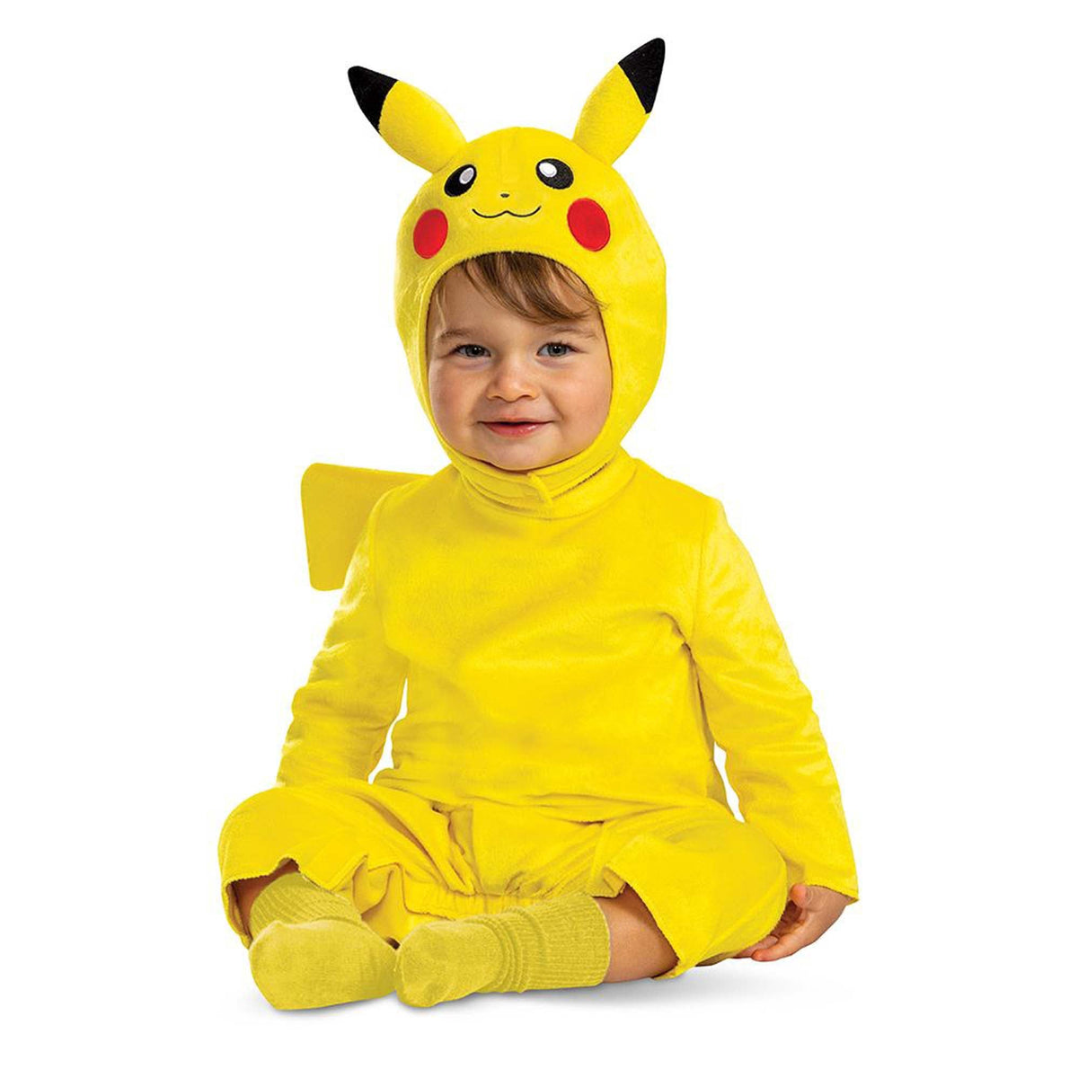 DISGUISE (TOY-SPORT) Costumes Pokémon Pikachu Jumpsuit Costume for Toddlers, Yellow Jumpsuit