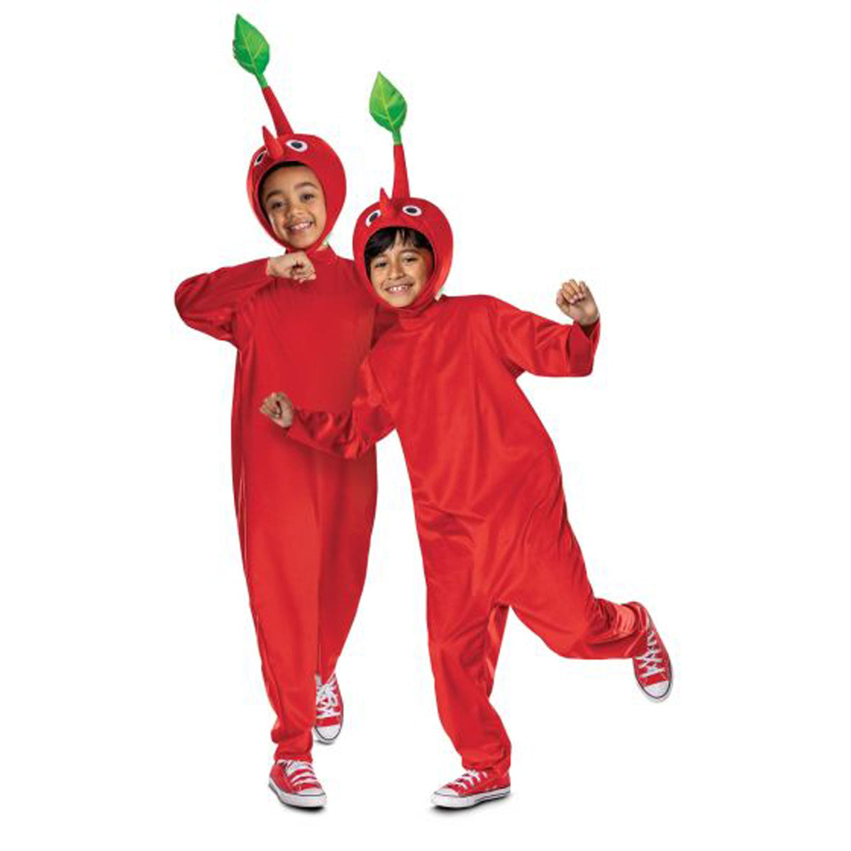 DISGUISE (TOY-SPORT) Costumes Red Pikmin Classic Costume for Kids, Nintendo, Jumpsuit and Headpiece