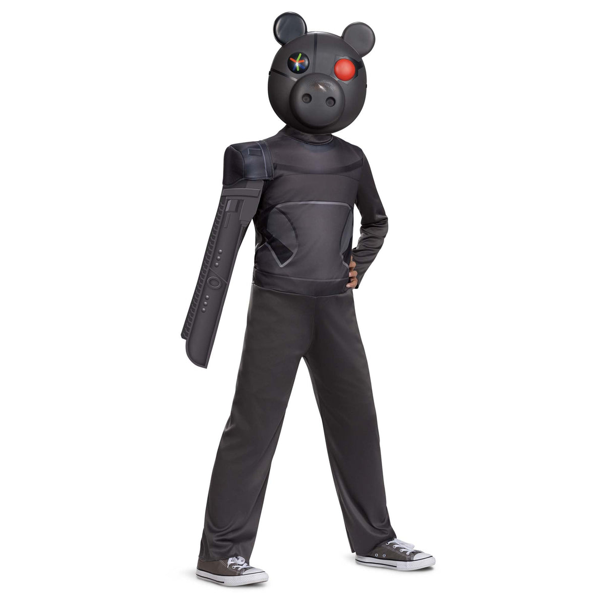 DISGUISE (TOY-SPORT) Costumes Robby Classic Costume for Kids, Piggy, Black Jumpsuit