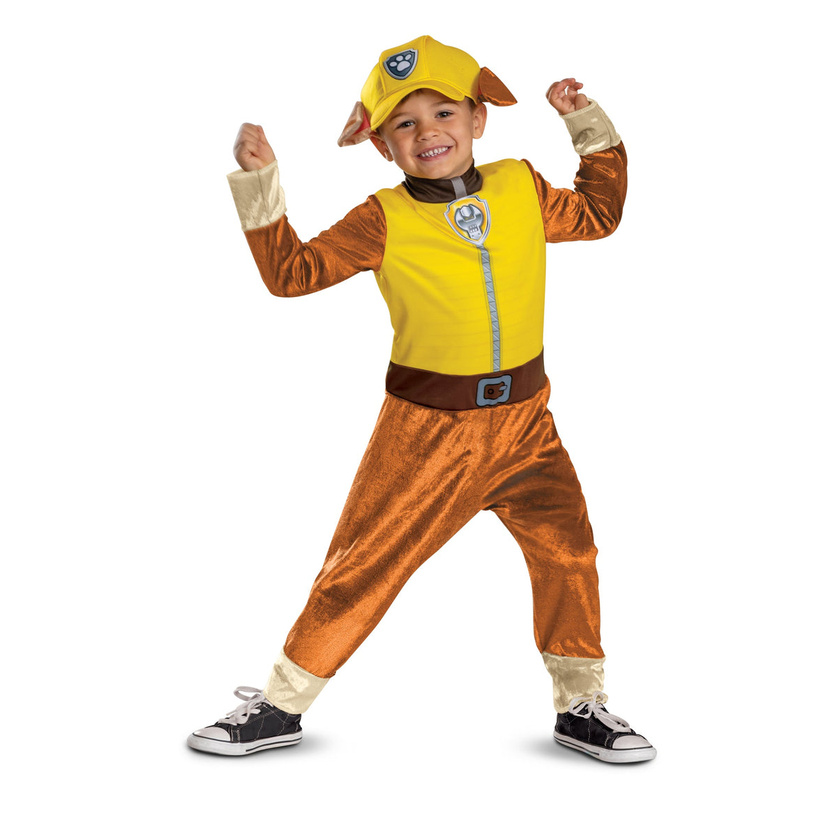 DISGUISE (TOY-SPORT) Costumes Rubble Classic Costume for Toddlers, Paw Patrol, Jumpsuit with Tail and Headpiece