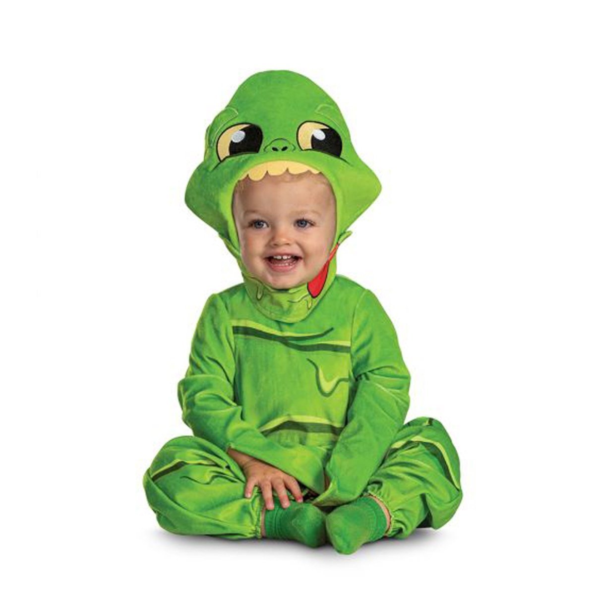 DISGUISE (TOY-SPORT) Costumes Slimer Posh Costume for Toddlers, Ghostbusters, Jumpsuit and Headpiece
