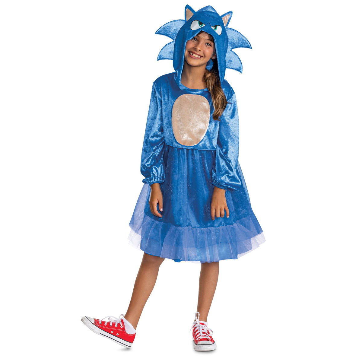 DISGUISE (TOY-SPORT) Costumes Sonic Dress Costume for Kids, Hooded Dress