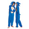 DISGUISE (TOY-SPORT) Costumes Sonic Hooded Jumpsuit Costume for Adults