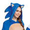 DISGUISE (TOY-SPORT) Costumes Sonic Hooded Jumpsuit Costume for Adults