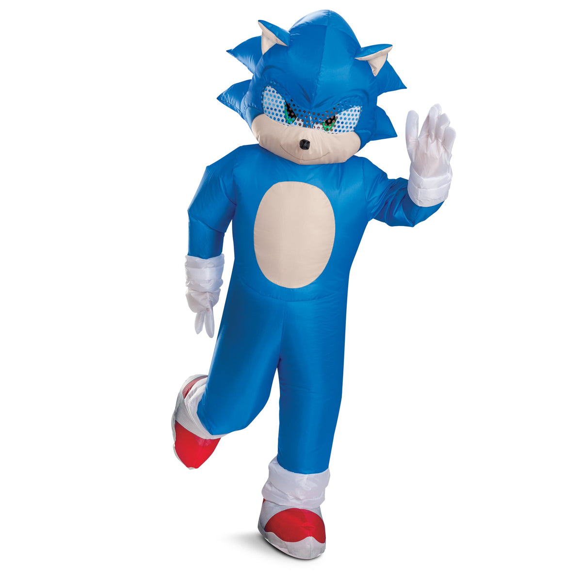 DISGUISE (TOY-SPORT) Costumes Sonic Inflatable Costume for Adults, Sonic the Hedgehog 192995260566