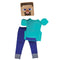 DISGUISE (TOY-SPORT) Costumes Steve Pop Out Costume for Kids, Minecraft