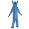 DISGUISE (TOY-SPORT) Costumes Stitch Jumpsuit Costume for Kids, Disney, Hooded Jumpsuit