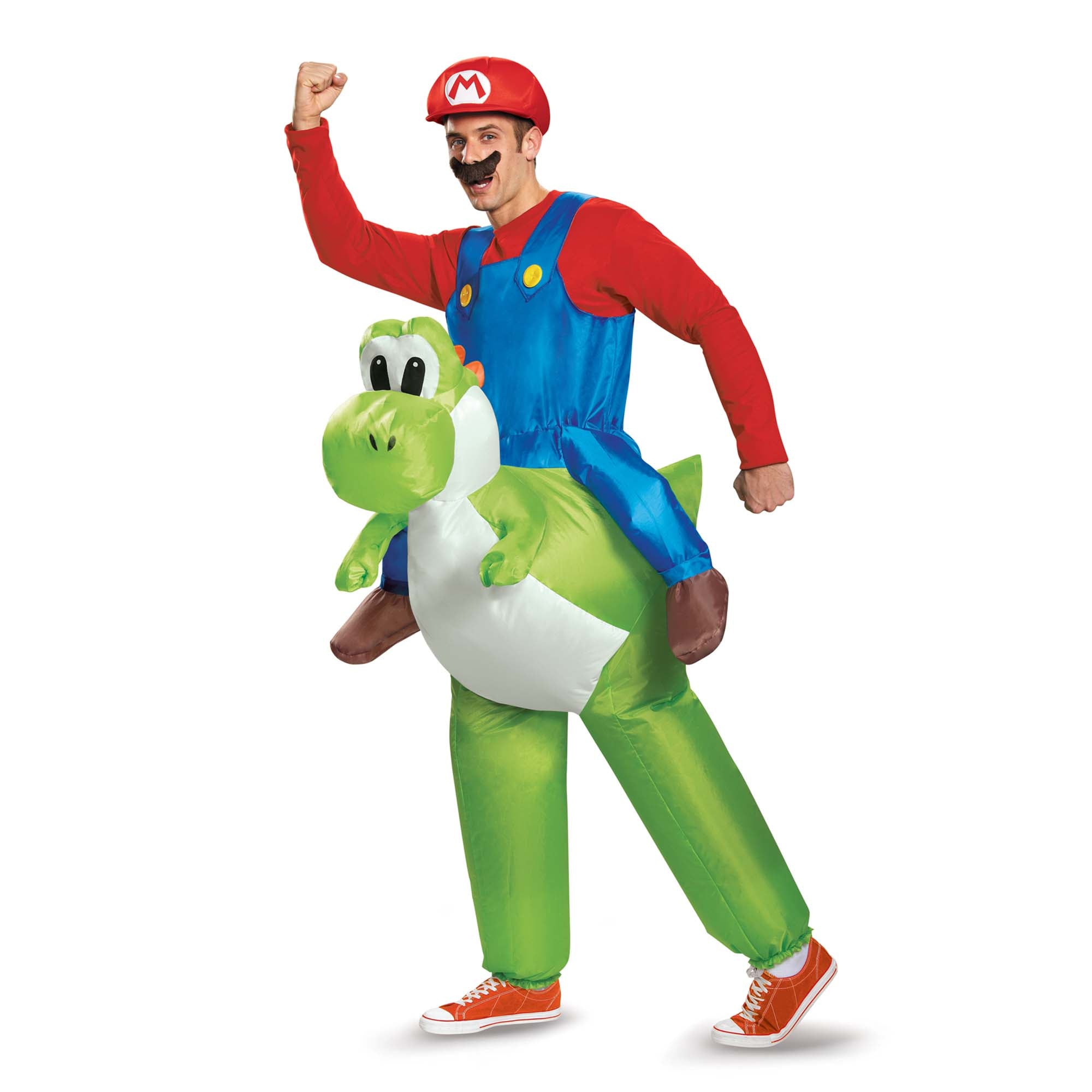 Super Mario Bros Mario Inflatable Costume for Adults | Party Expert