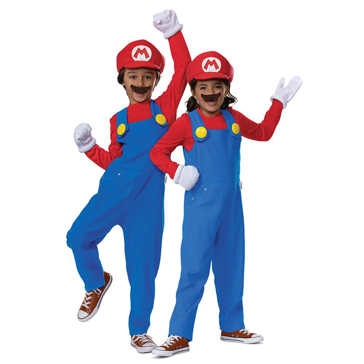 DISGUISE (TOY-SPORT) Costumes Super Mario Overalls Costume for Kids, Blue Overalls