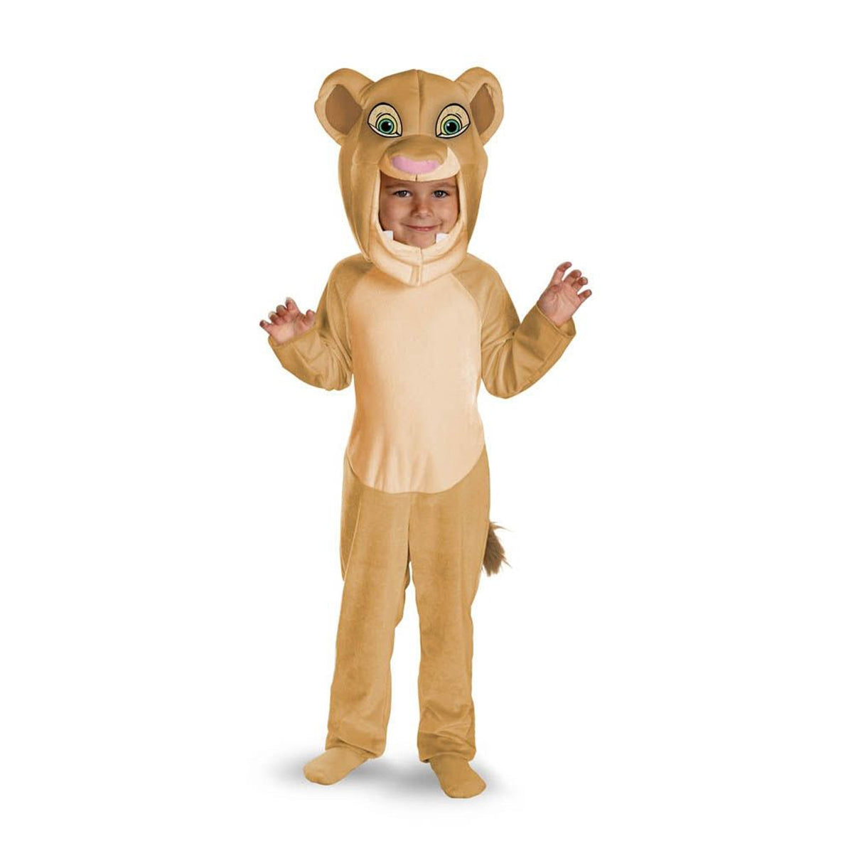 DISGUISE (TOY-SPORT) Costumes The Lion King Nala Classic Costume for Toddlers, Disney, Tan Jumpsuit
