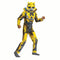 DISGUISE (TOY-SPORT) Costumes Transformers Bumblebee Muscle Jumpsuit Costume for Kids, Yellow Muscle Jumpsuit