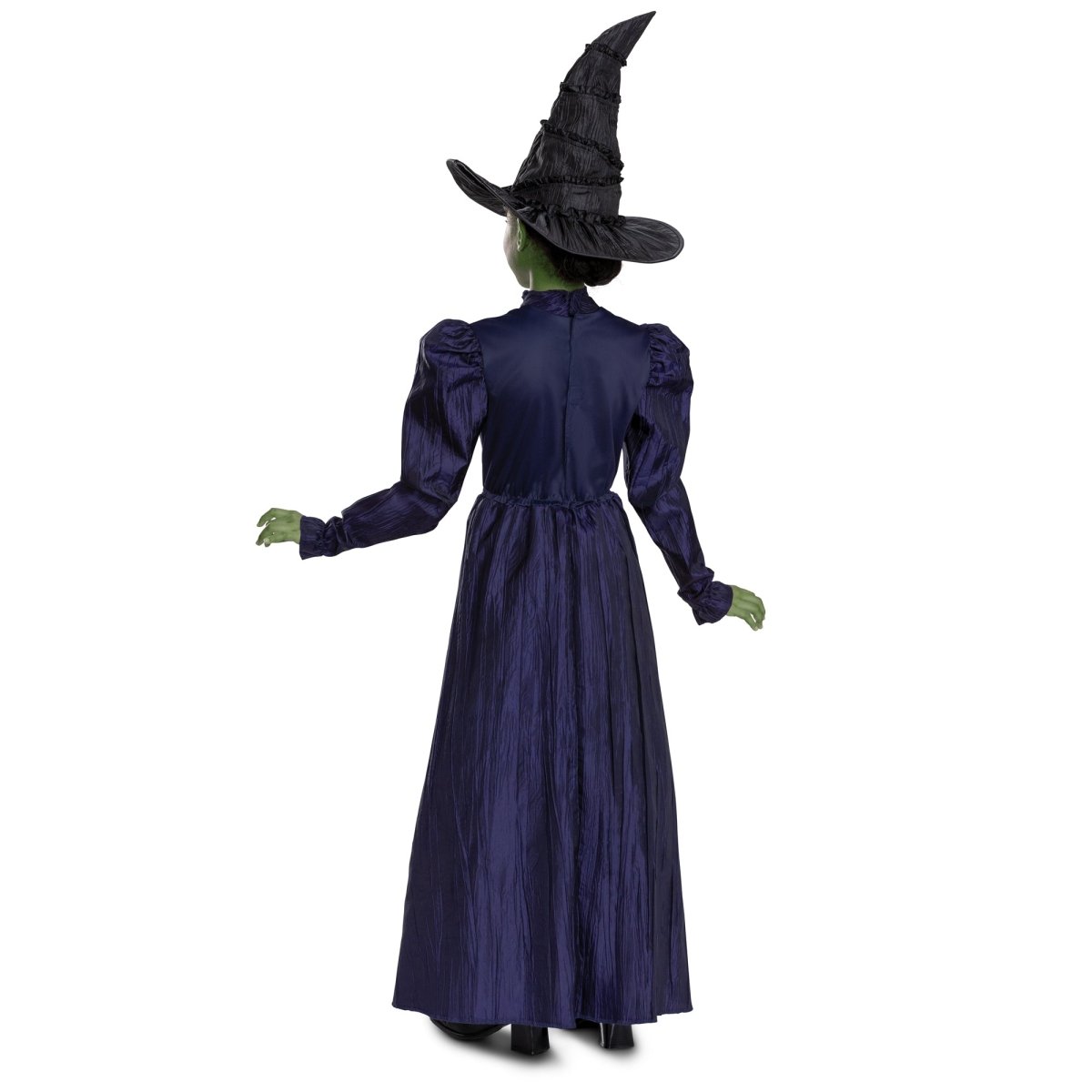 Robe Sorcière Halloween Pour Fille - Taille 3-12 Ans - Avec Chapeau - Idéale Déguisement Fête