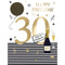 DISTRIBUTION INCOGNITO Greeting Cards Giant 30th Birthday Card, Time to Celebrate, 9 x 12 Inches, 1 Count 5034527343093