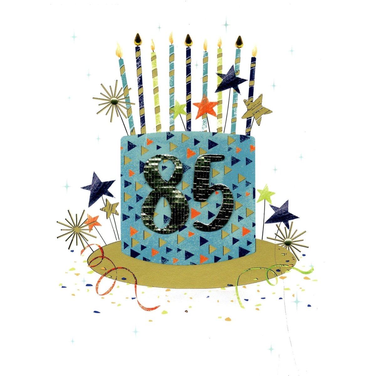 DISTRIBUTION INCOGNITO Greeting Cards Giant 85th Birthday Card, 9 x 12 Inches, 1 Count 5034527343284