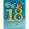 DISTRIBUTION INCOGNITO Greeting Cards Giant Birthday Card, 18th Happy Birthday, 1 Count 5034527343291