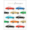 DISTRIBUTION INCOGNITO Greeting Cards Giant Birthday Card, "Joyeux Anniversaire" Cars, 1 Count 3700572767796
