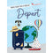 DISTRIBUTION INCOGNITO Greeting Cards Giant Retirement Card, "Bonne chance pour ce nouveau départ", 1 Count