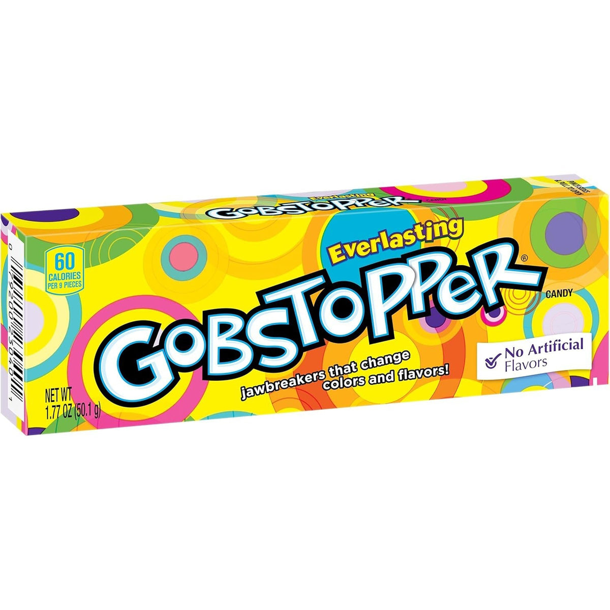 DISTRIBUTION JJ CANDY Impulse Buying Gobstopper Everlasting Jawbreakers, 50g, 1 Count 079200230401
