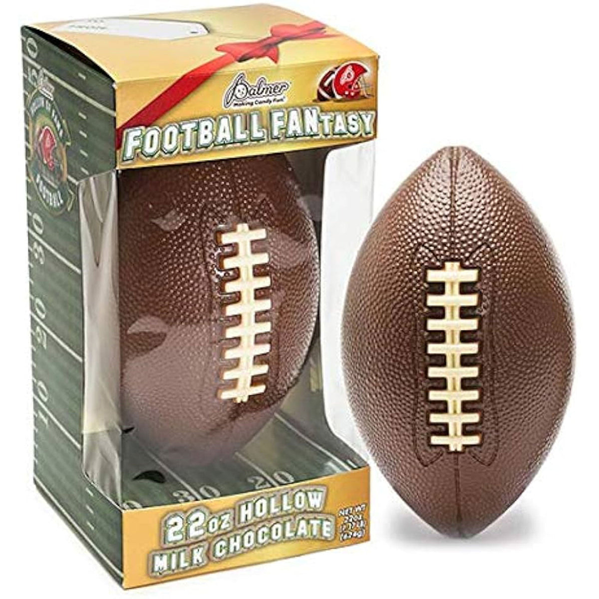 DISTRIBUTION JJ CANDY Impulse Buying Palmer Football Milk Chocolate, 624g, 1 Count 041269208066