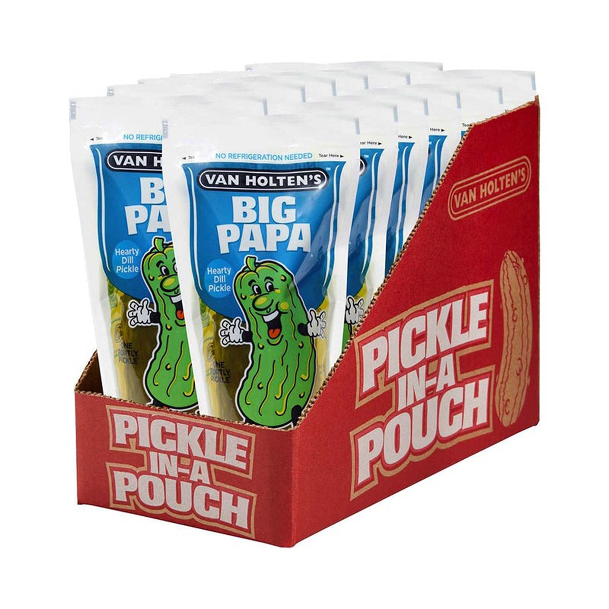 DISTRIBUTION JJ CANDY Impulse Buying Van Holten's Big Papa Pickle, 200g, 1 Count 038200000902