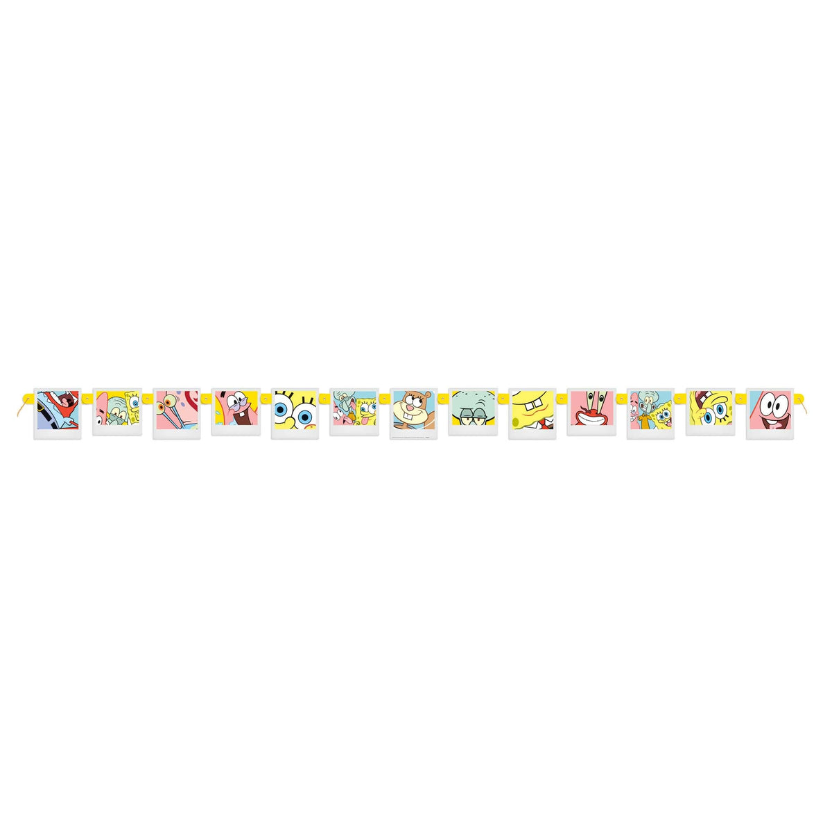 DISTRIBUTIONS CELEBRATION Kids Birthday SpongeBob SquarePants Paper Banner, 75 Inches, 1 Count