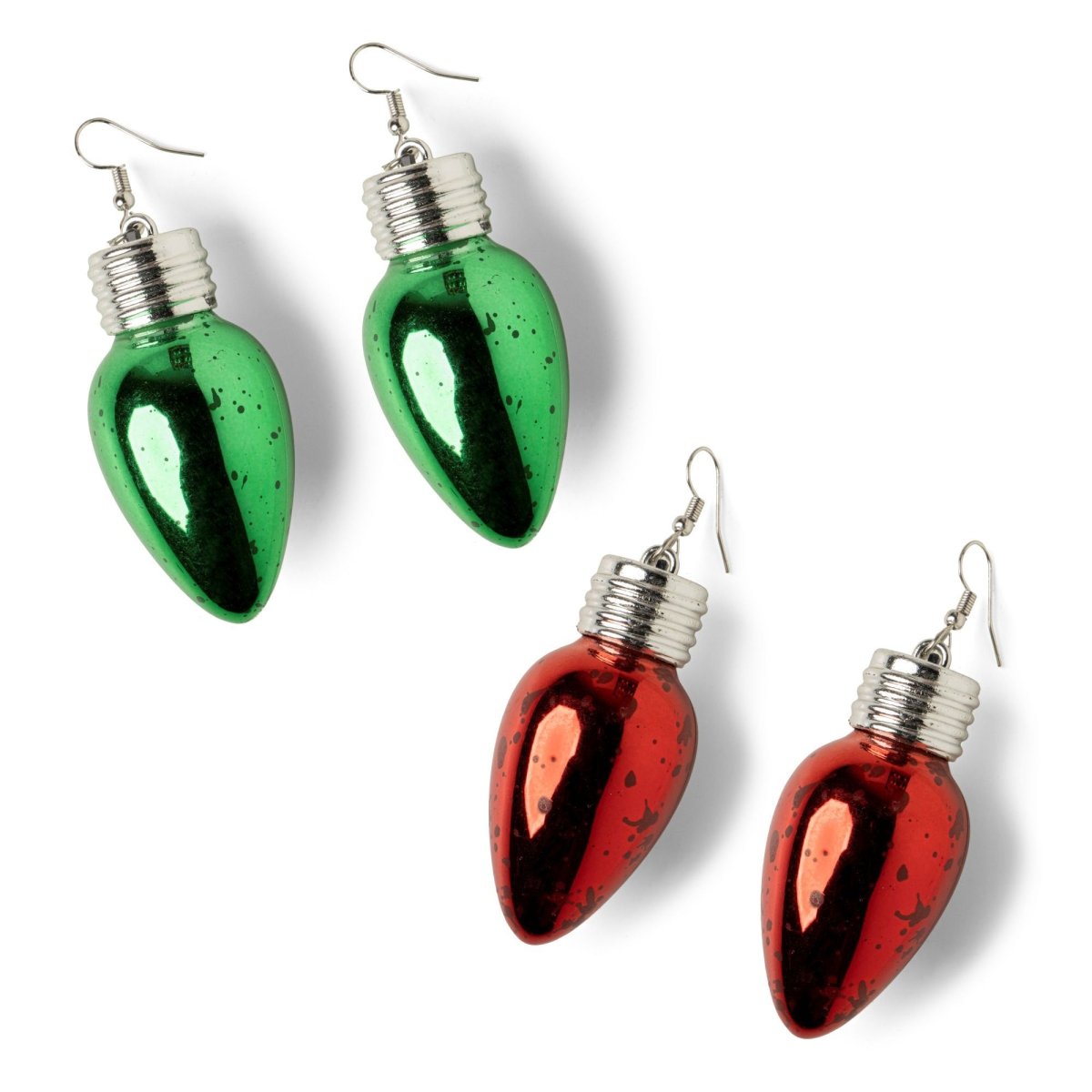 DM MERCHANDISING INC Christmas Christmas Light-Up Earrings, Assortment, 1 Count 722950426524