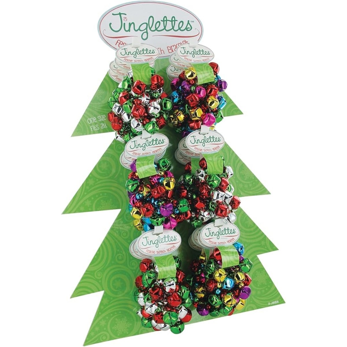 DM MERCHANDISING INC Christmas Jingle Bells Bracelets Asst. 722950293812