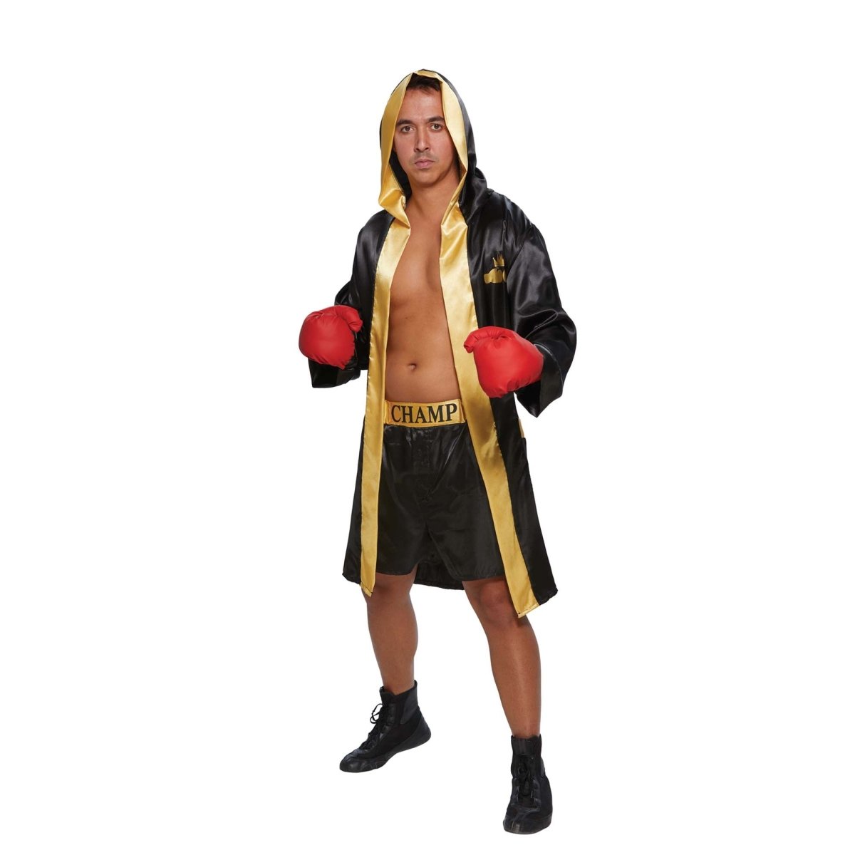 Boxing Champion Costume for Adults, Robe and Short | Party Expert