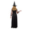 DONGYANG ALICE PARTY COSTUME CO. Costumes Midnight Witch Dress Costume for Adults, Black and Purple Dress