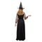 DONGYANG ALICE PARTY COSTUME CO. Costumes Midnight Witch Dress Costume for Adults, Black and Purple Dress